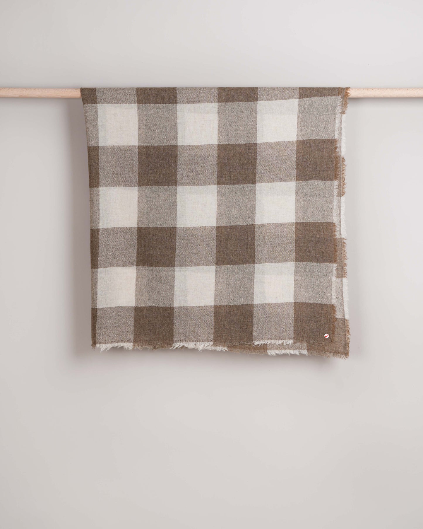 Carré Karo beige melange