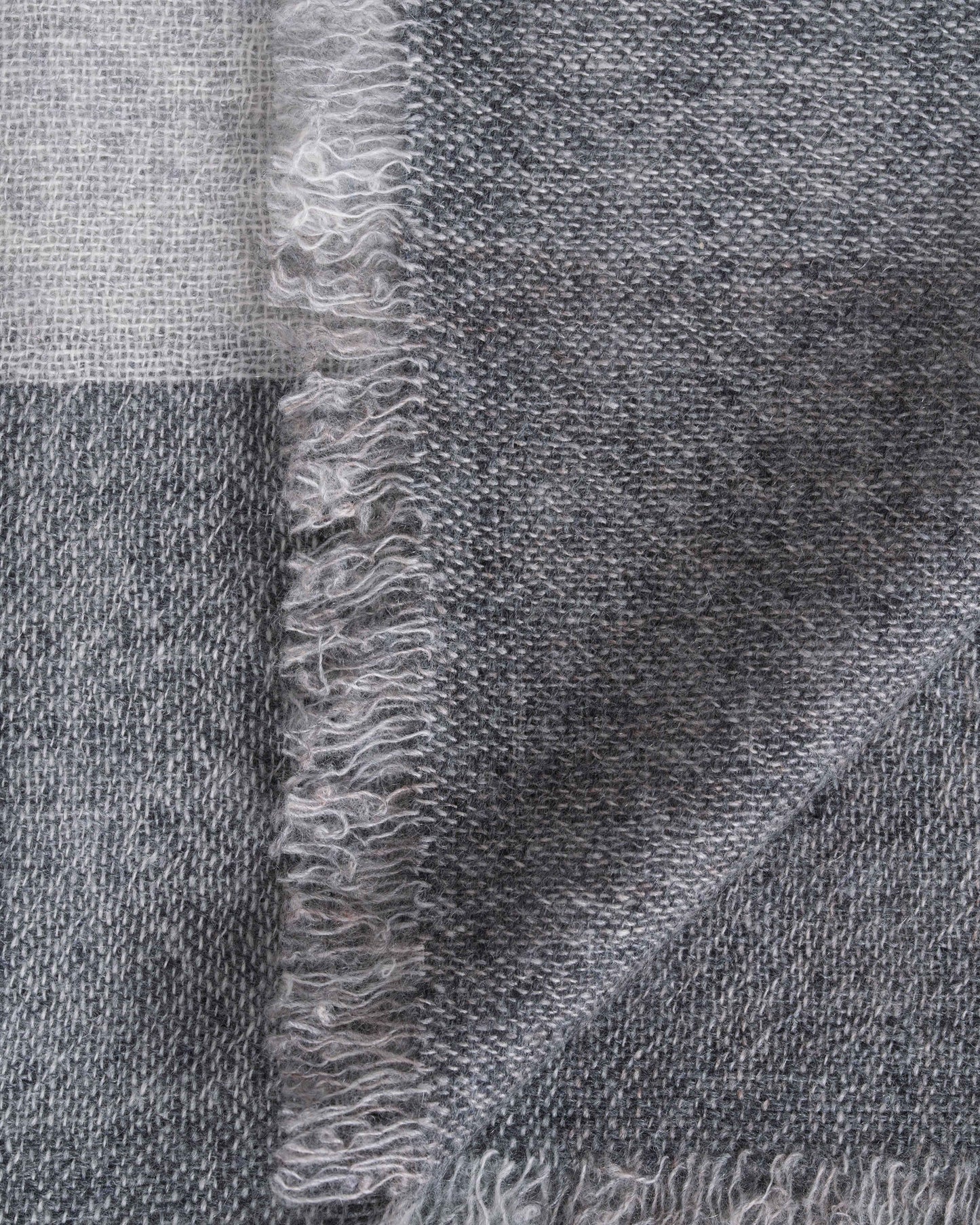 Carré Karo grey melange