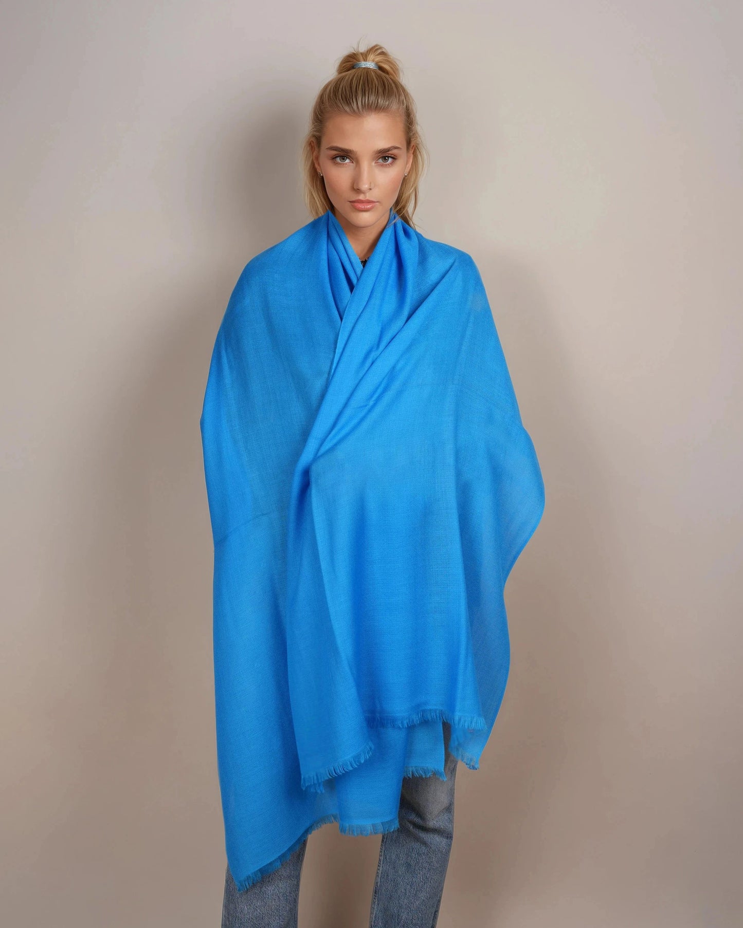 Ring-Pashmina malibu blue