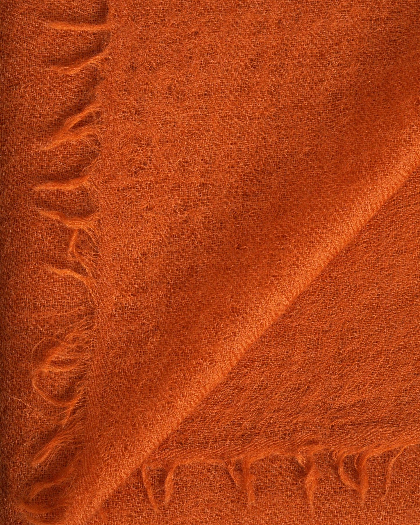 Eco-Shahtoosh Carré burnt orange