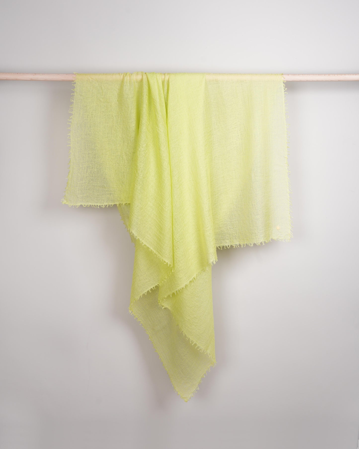 Eco-Shahtoosh Carré neon yellow