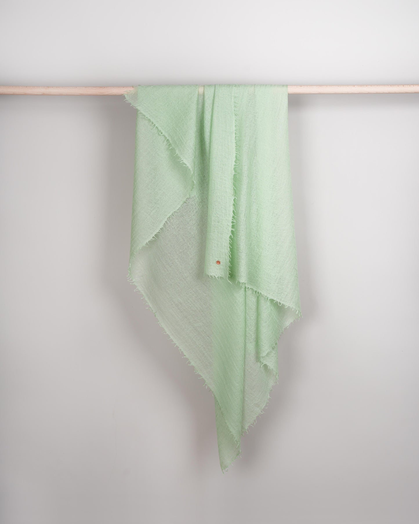 Eco-Shahtoosh Carré pastel green