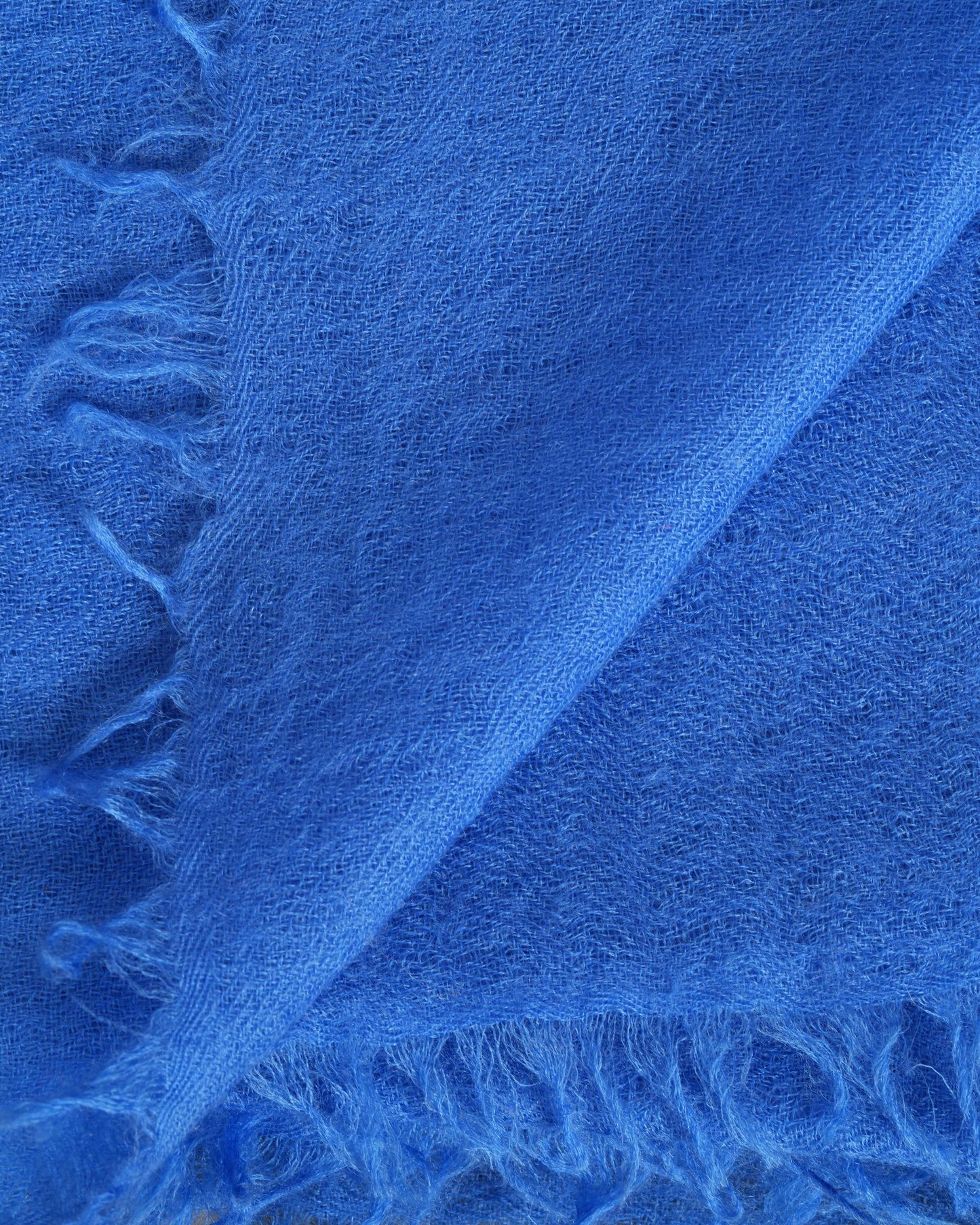 Eco-Shahtoosh Carré dazzling blue