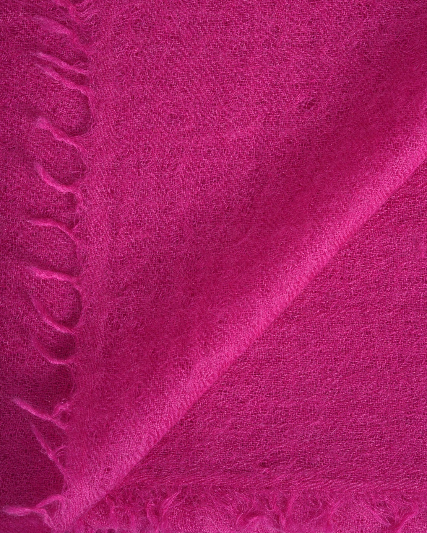 Eco-Shahtoosh Carré fuchsia rose