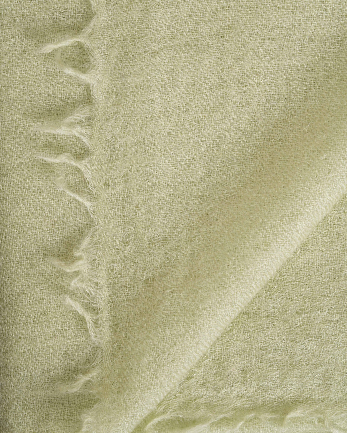 Eco-Shahtoosh Carré white jade