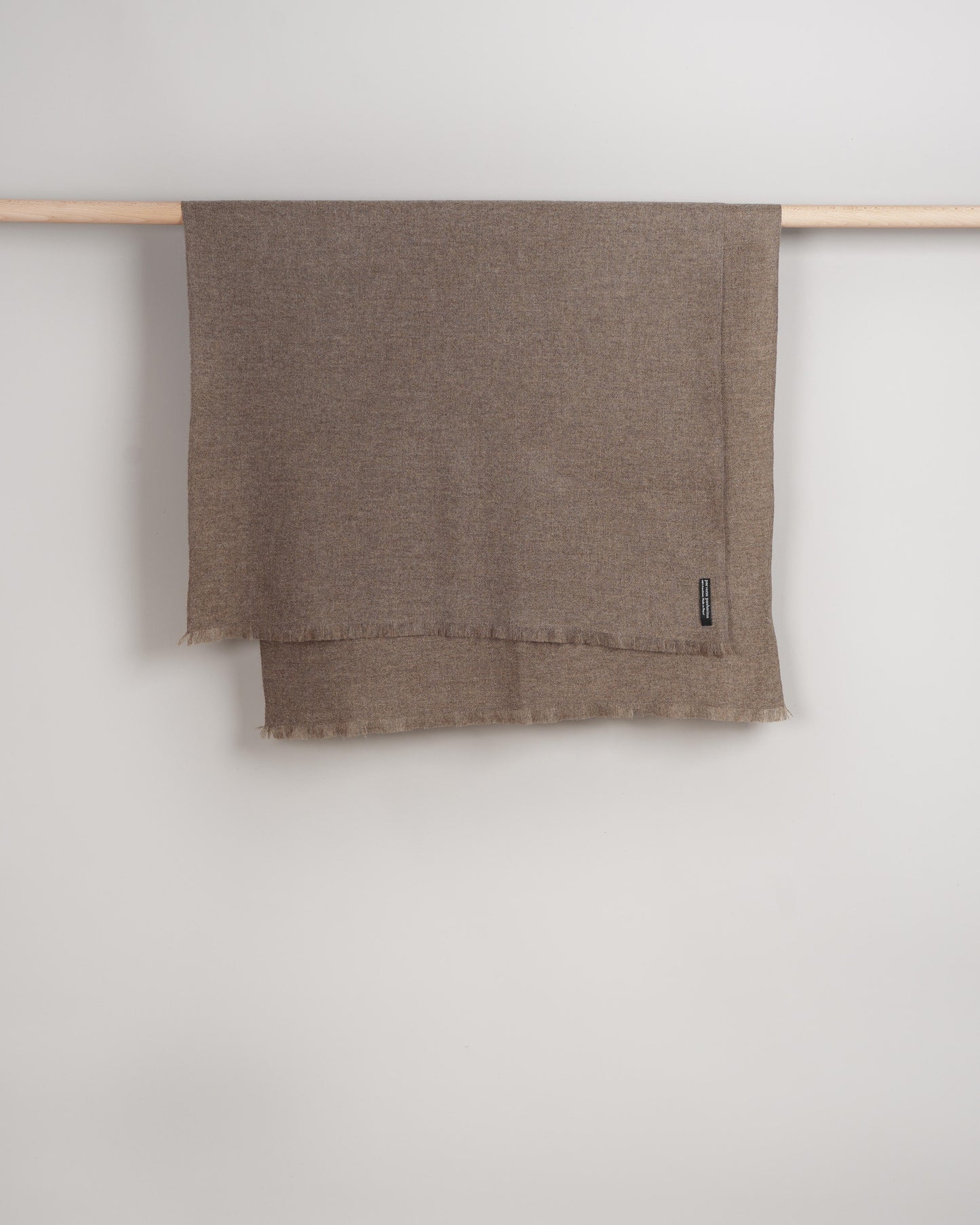 Pashmina 100% Kaschmir Schal natural coffee