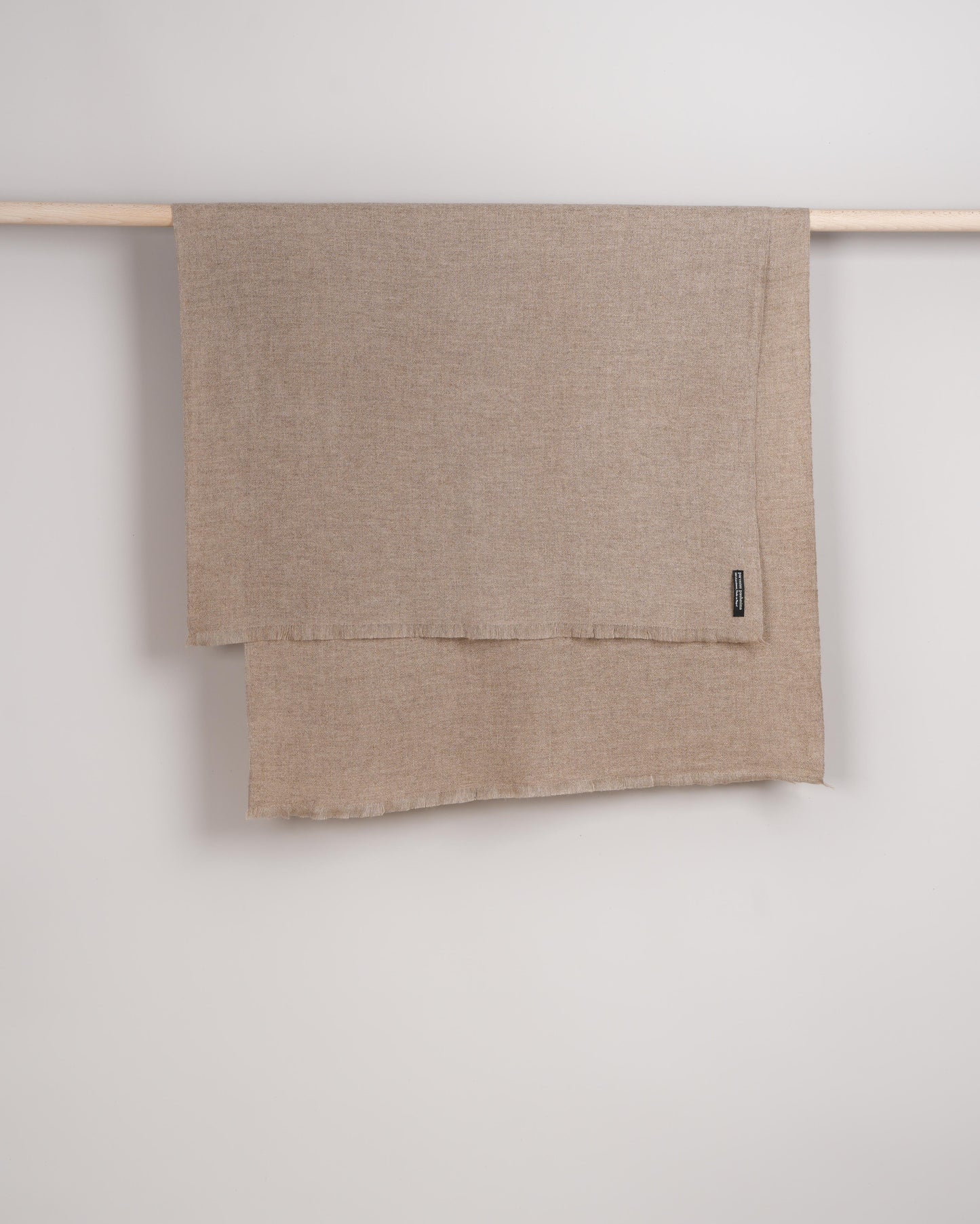 Pashmina 100% Kaschmir Schal natural coffee light