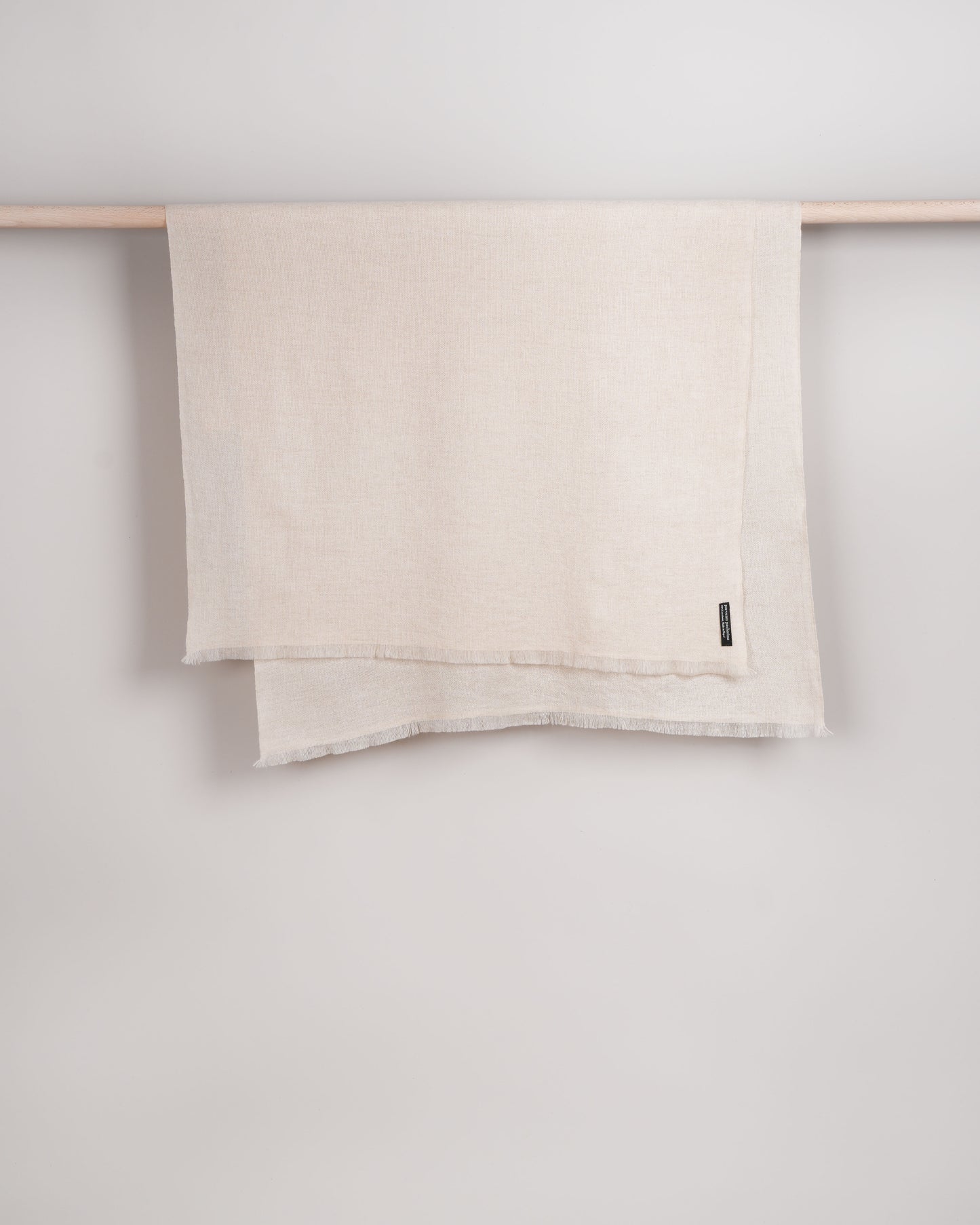 Pashmina 100% Kaschmir Schal natural beige