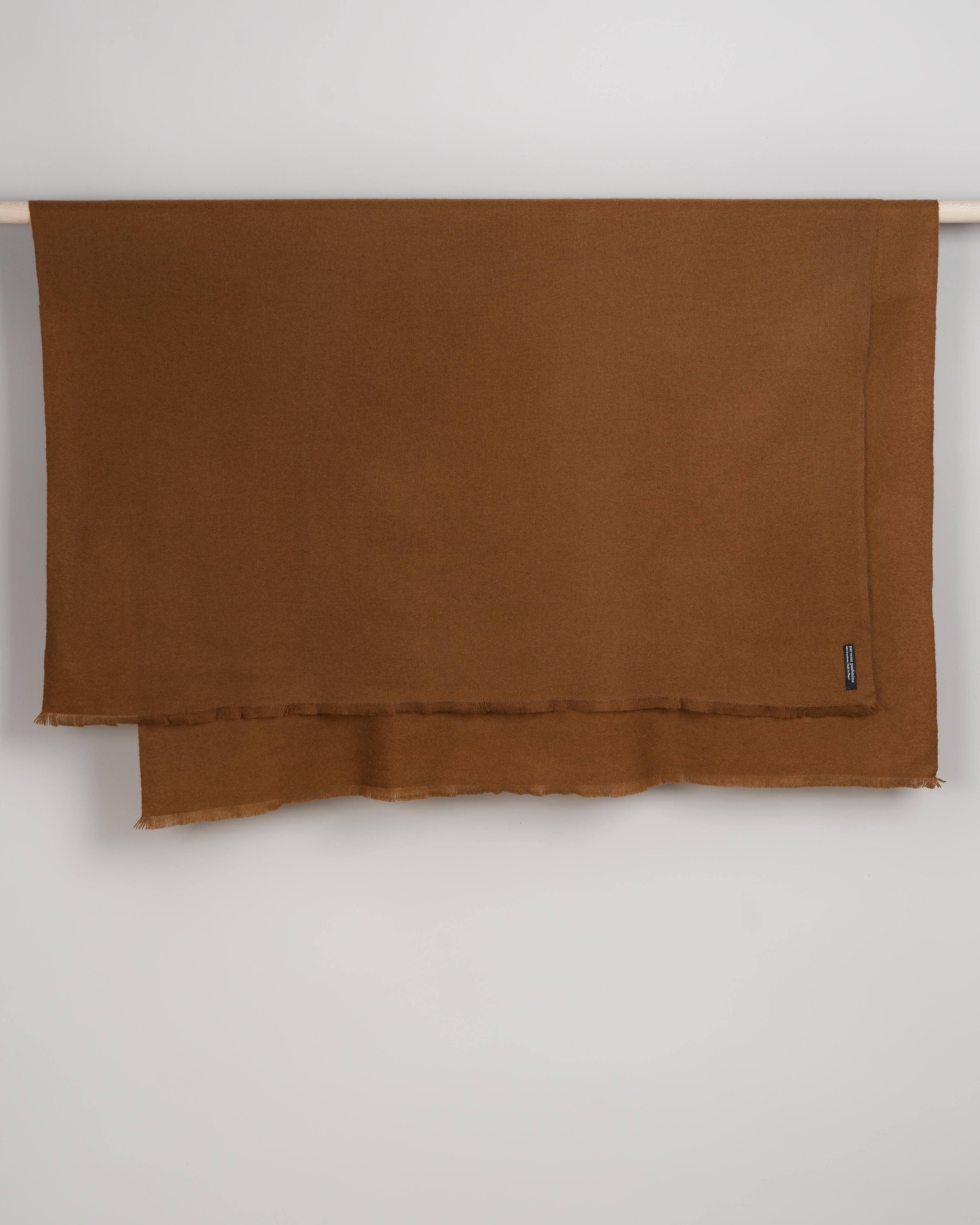 Stola Uomo In Seta Pashmina 'Pondicherry' 185x72cm – Sciarpa Di Lusso Heritage Regalo Unisex
