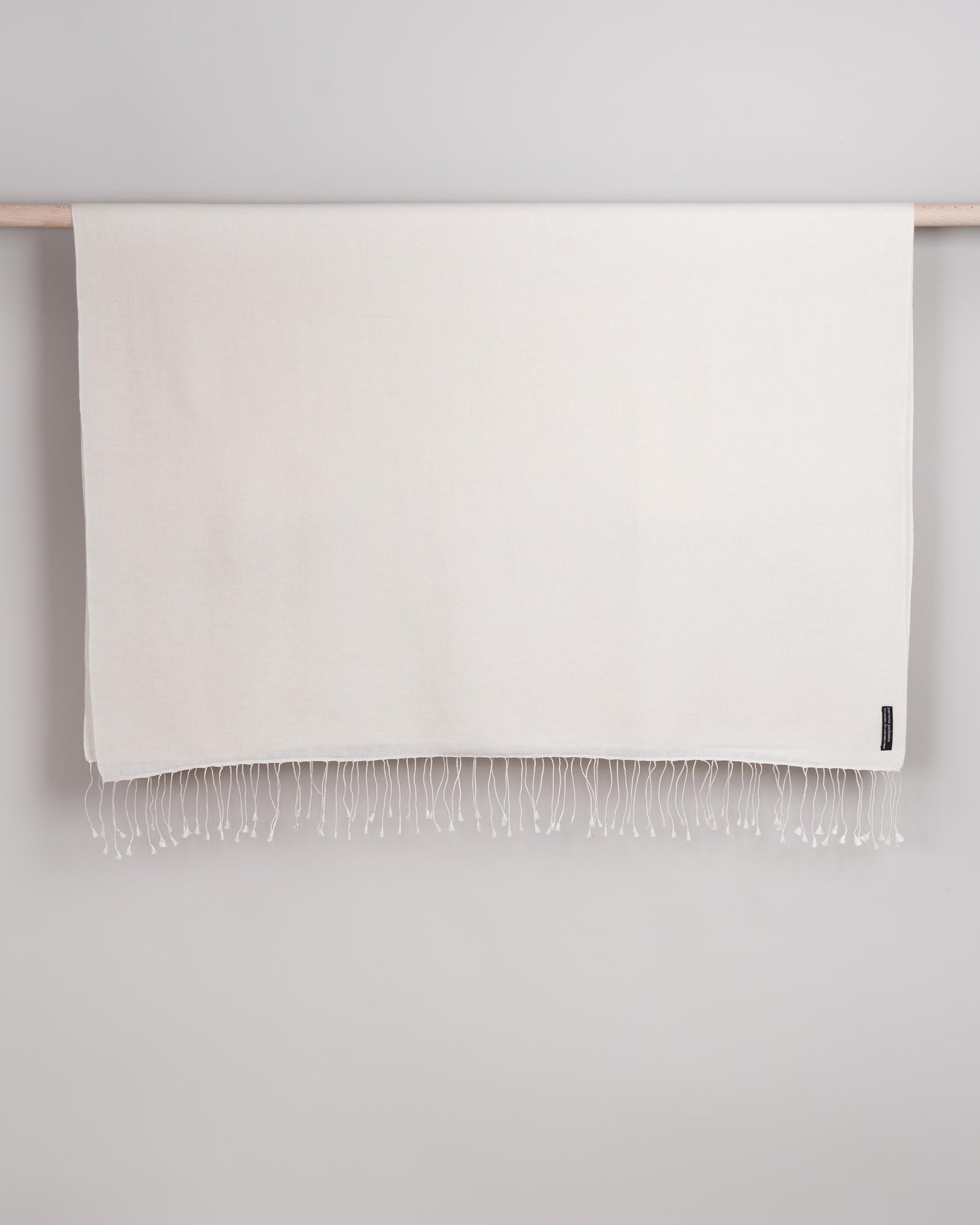 Pashmina 70% Kaschmir Stola wool white