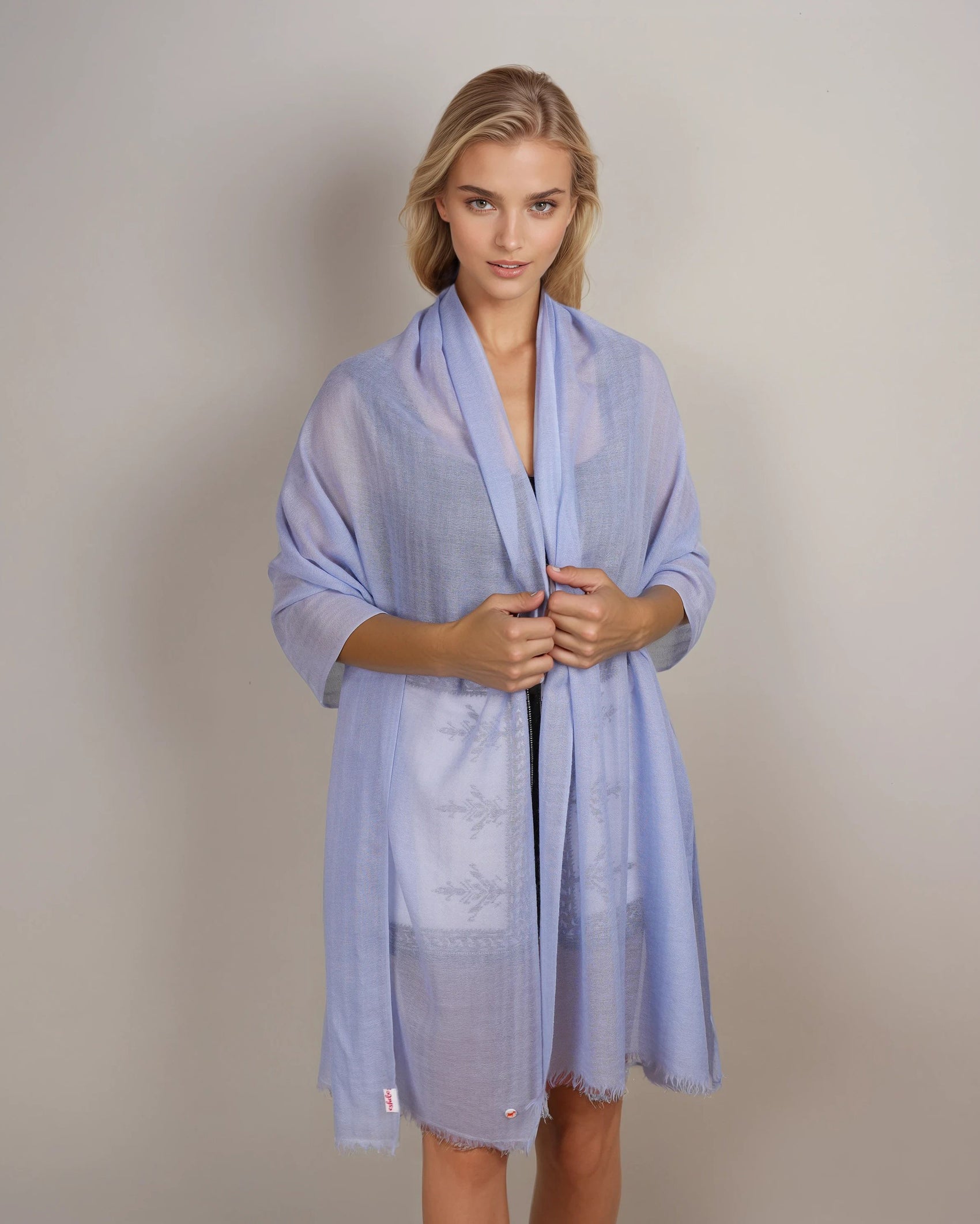 Hot Pashmina oxford blue