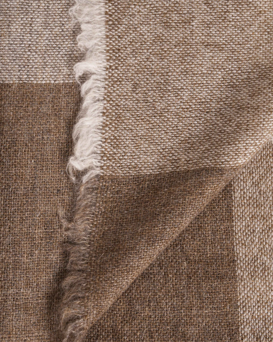 Carré Karo beige melange