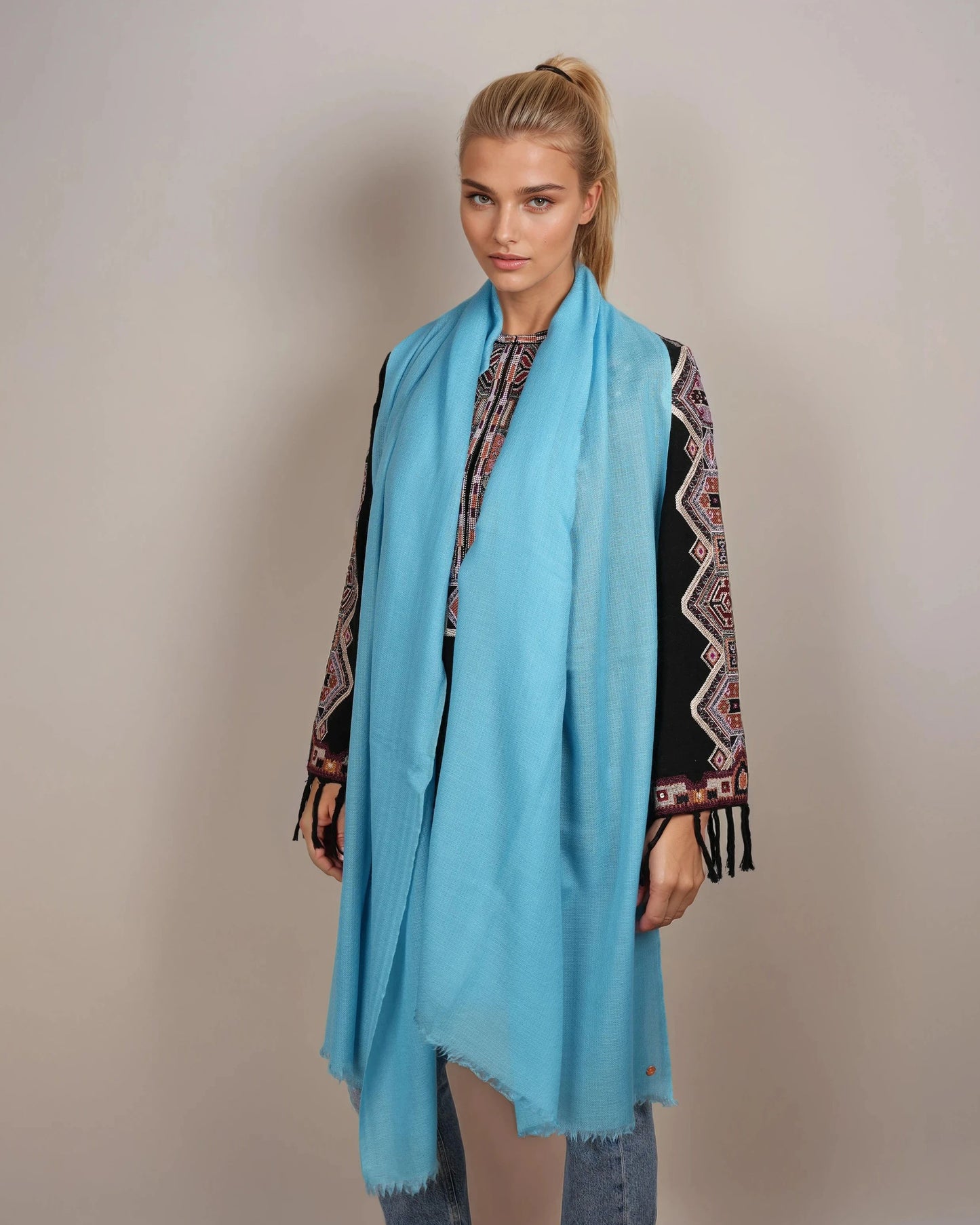 Ring-Pashmina capri