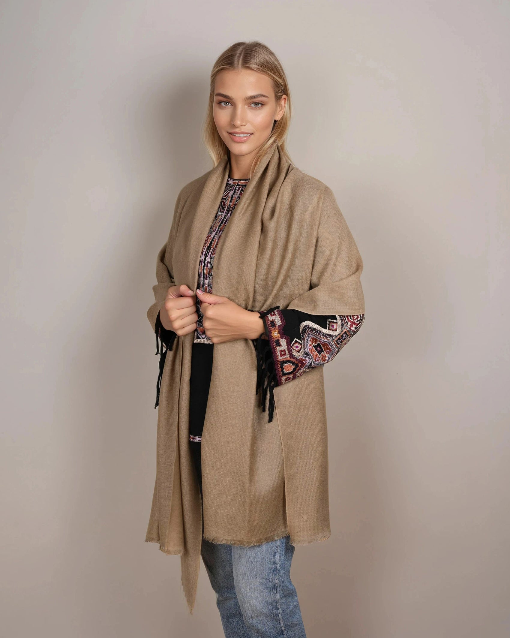 Ring-Pashmina ginger snap