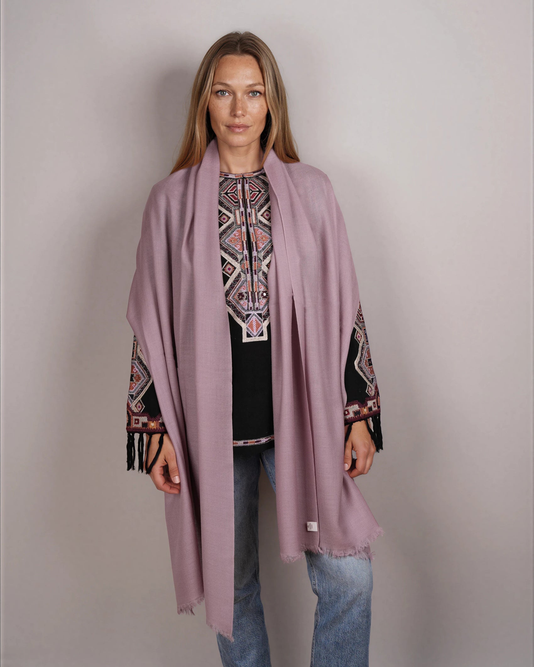 Ring-Pashmina keepsake lilac
