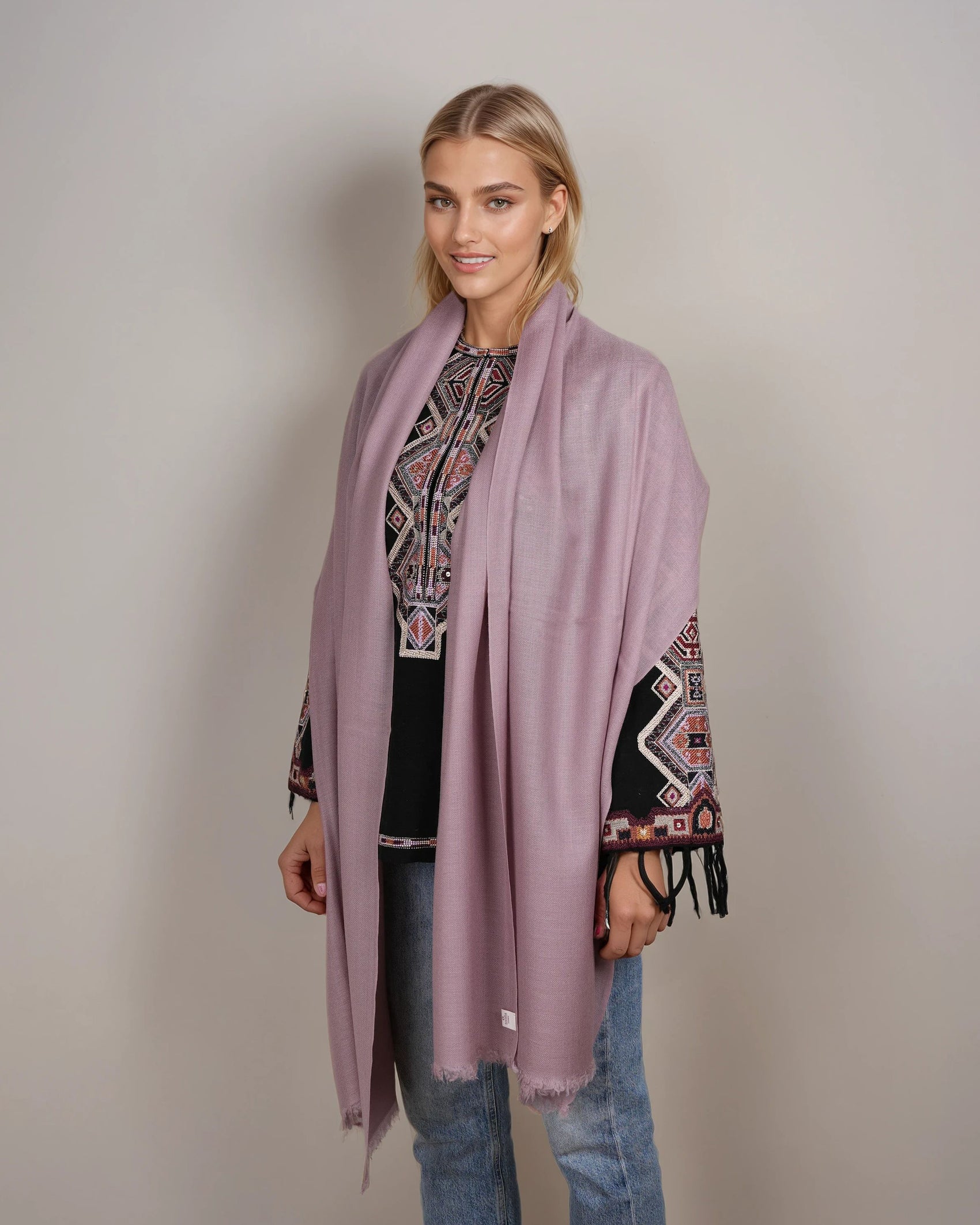 Ring-Pashmina keepsake lilac