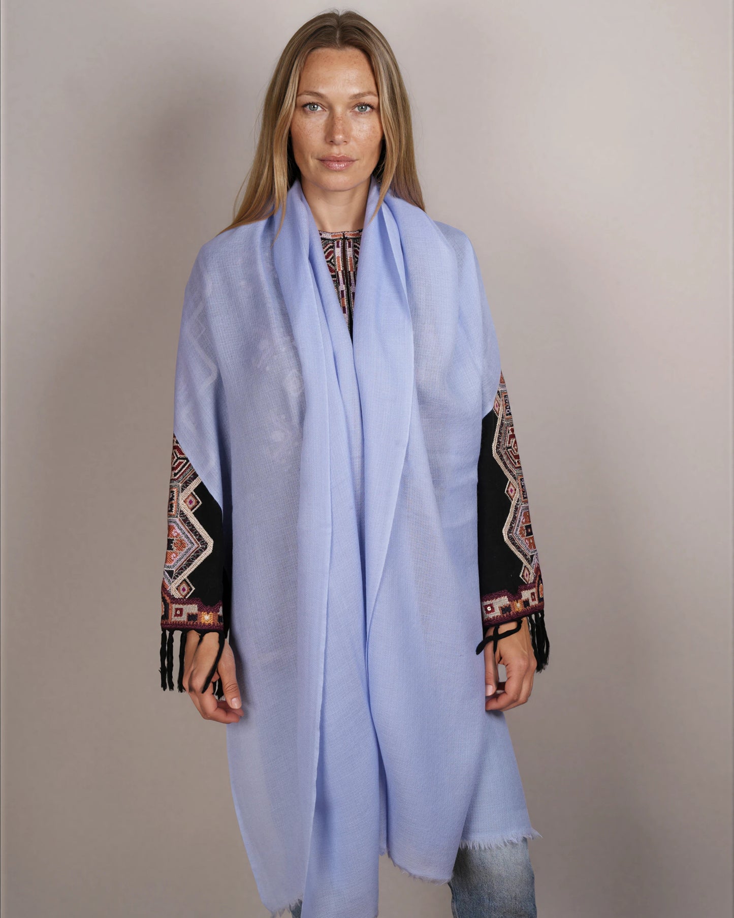 Ring-Pashmina oxford blue