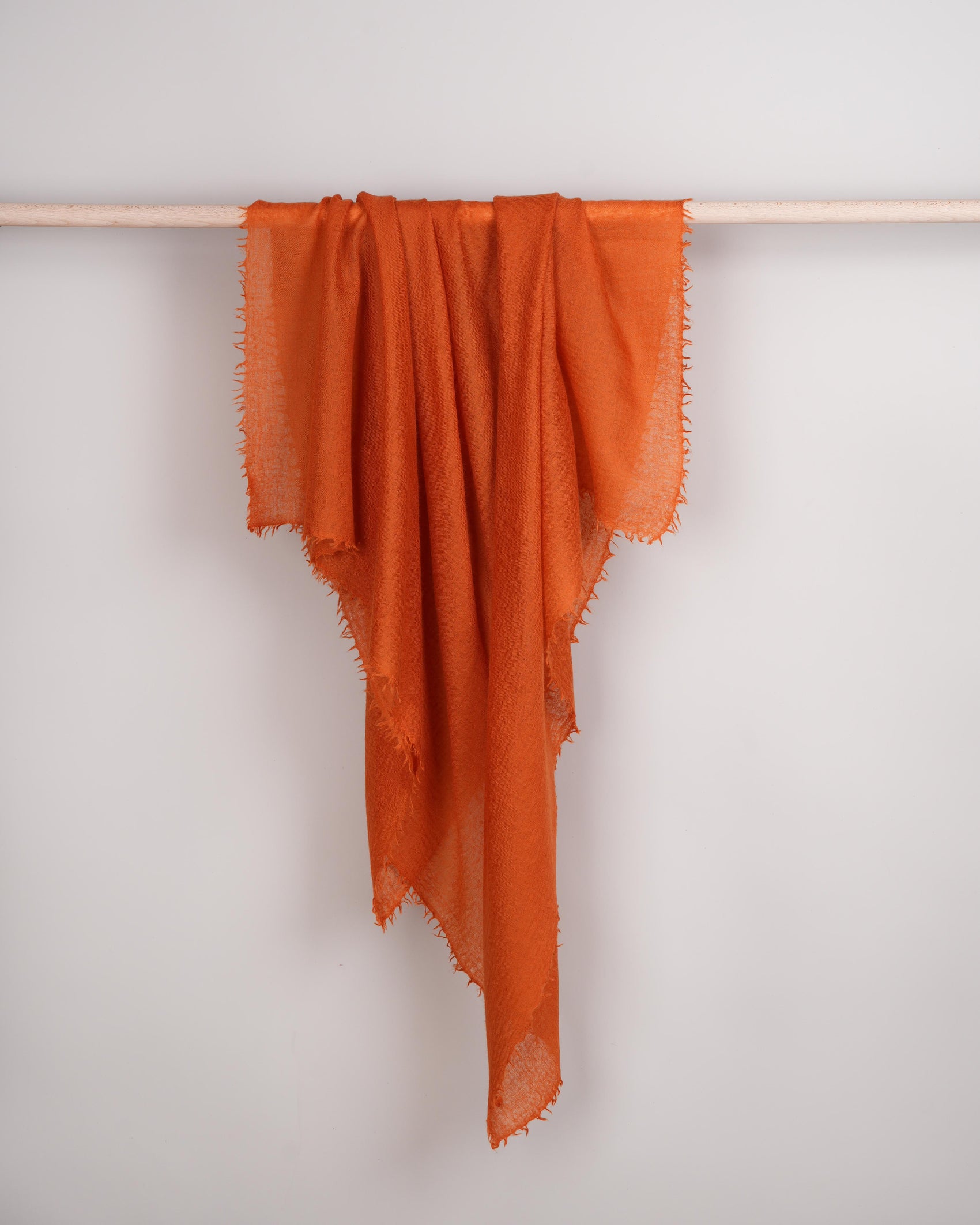 Eco-Shahtoosh Carré burnt orange