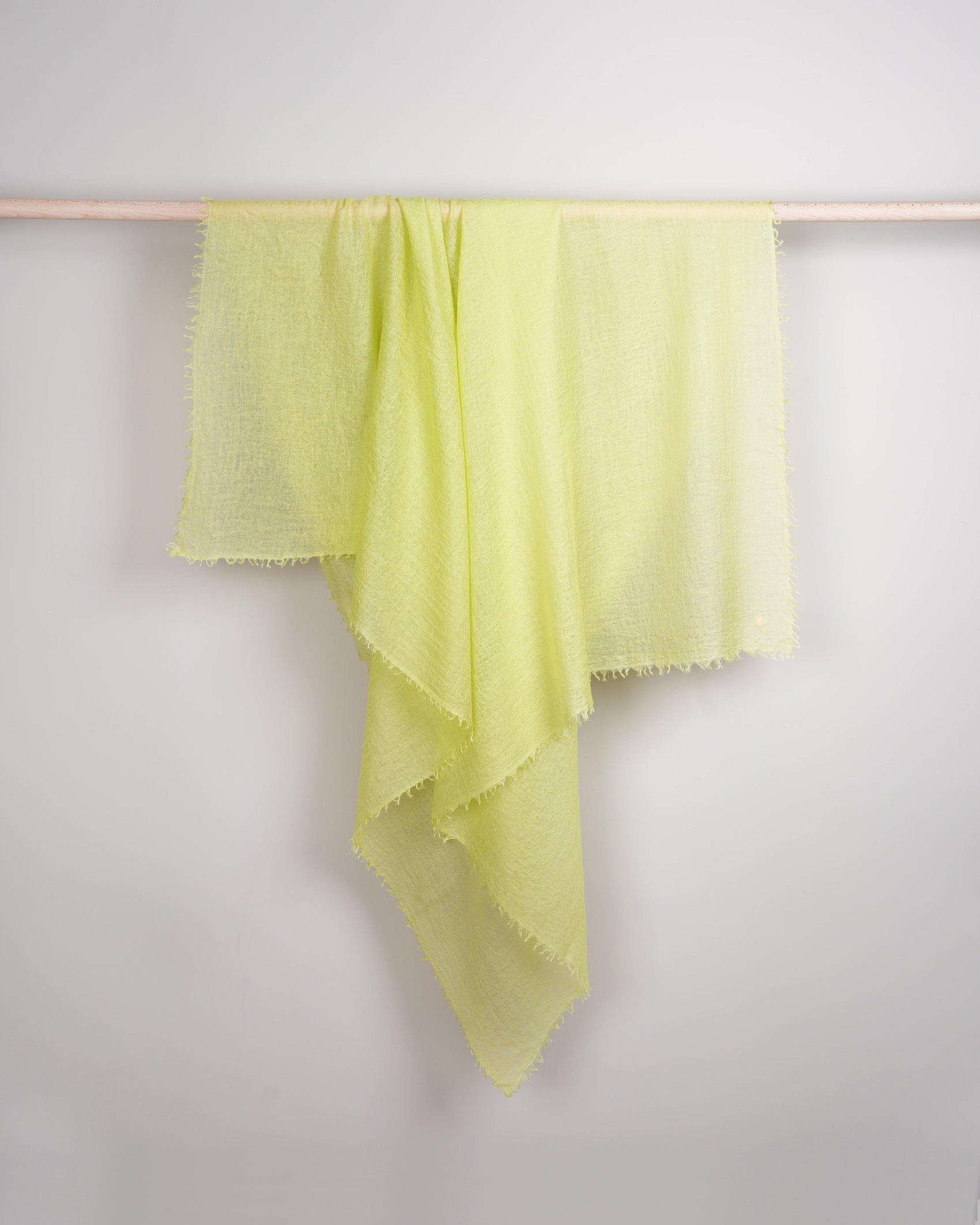 Eco-Shahtoosh Carré neon yellow