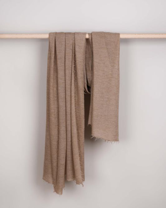 Kuma Pashmina natural coffee light