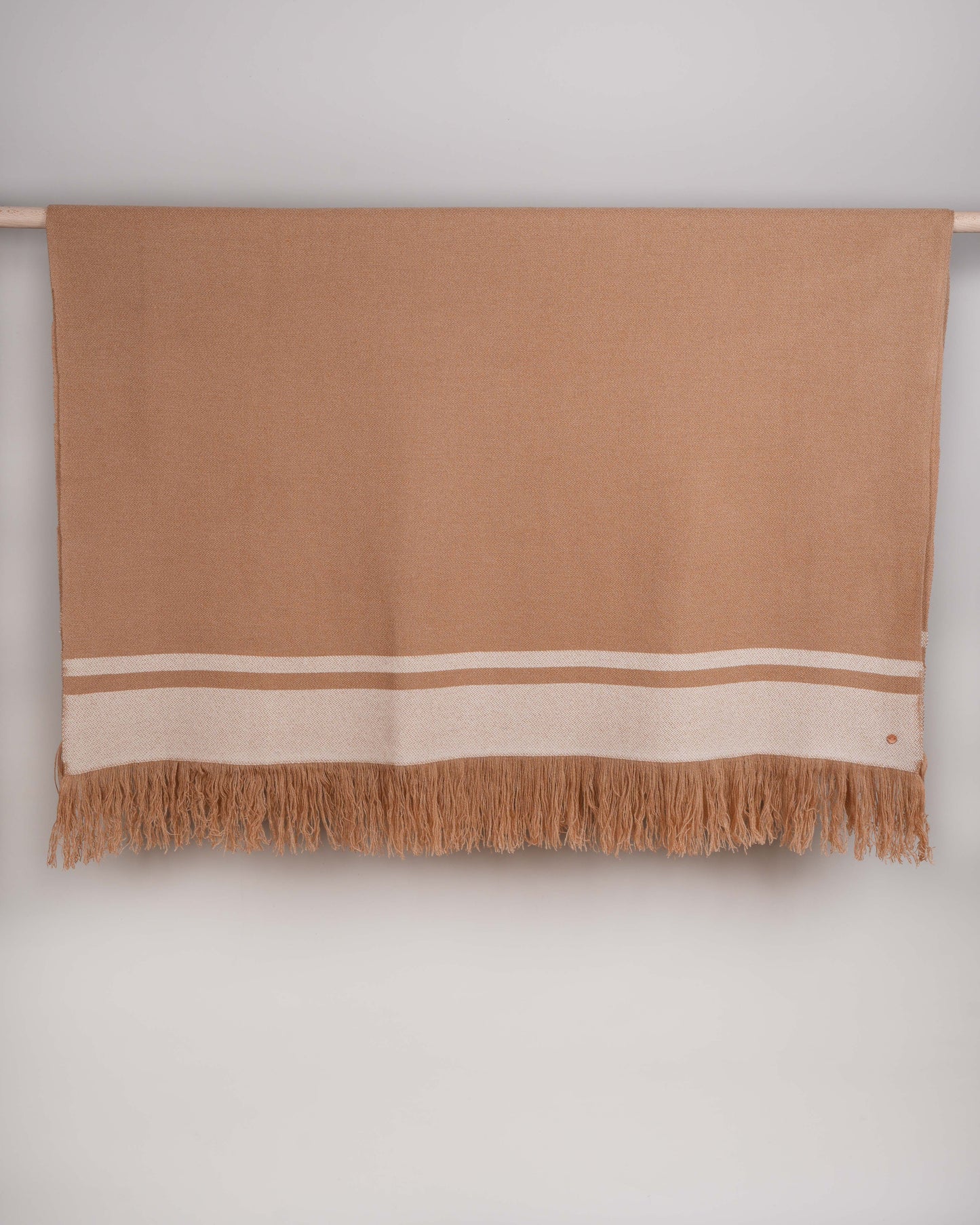 Plaid cachemire camel