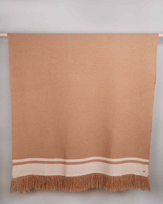 Plaid cachemire camel