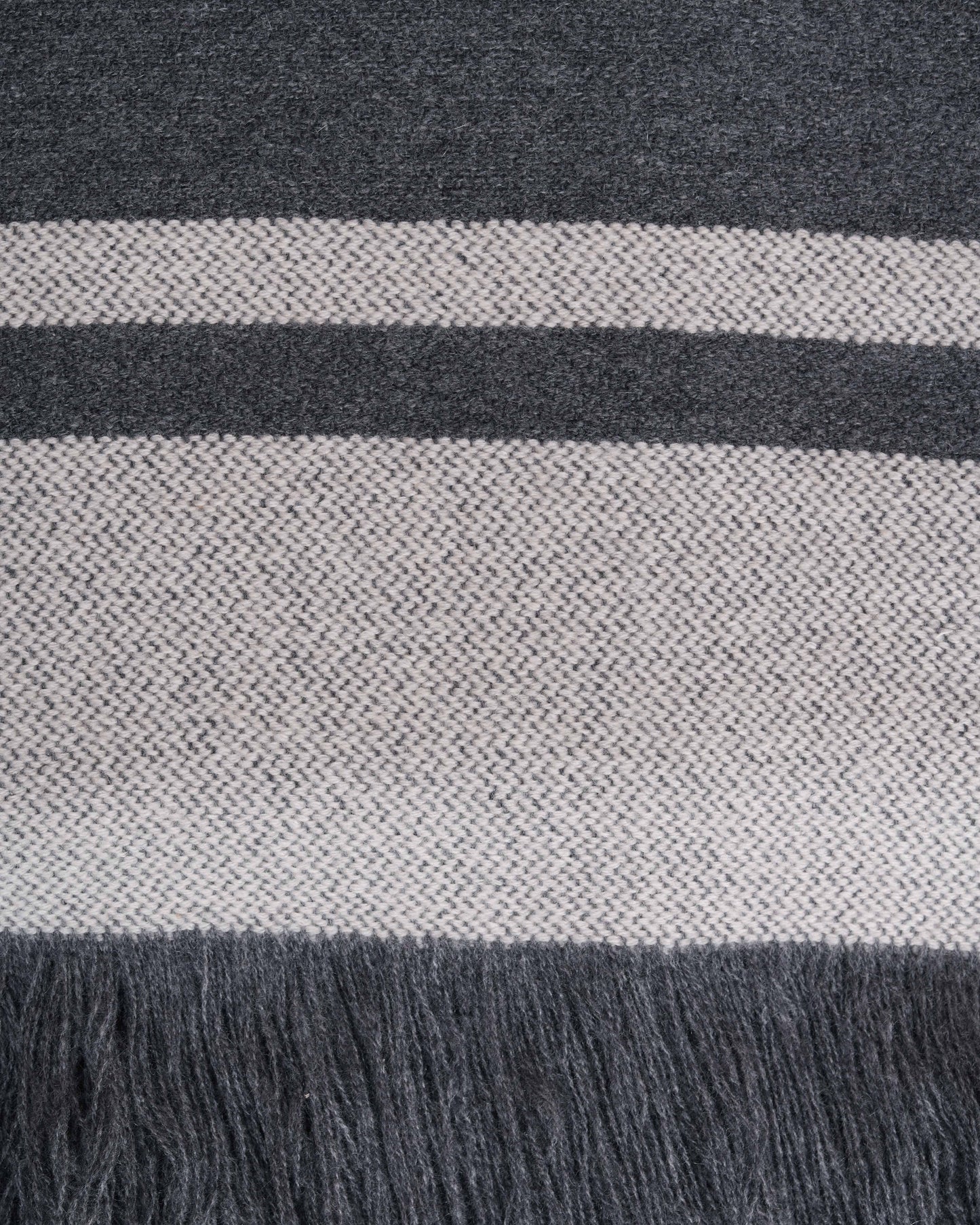 Manta de cachemira charcoal melange