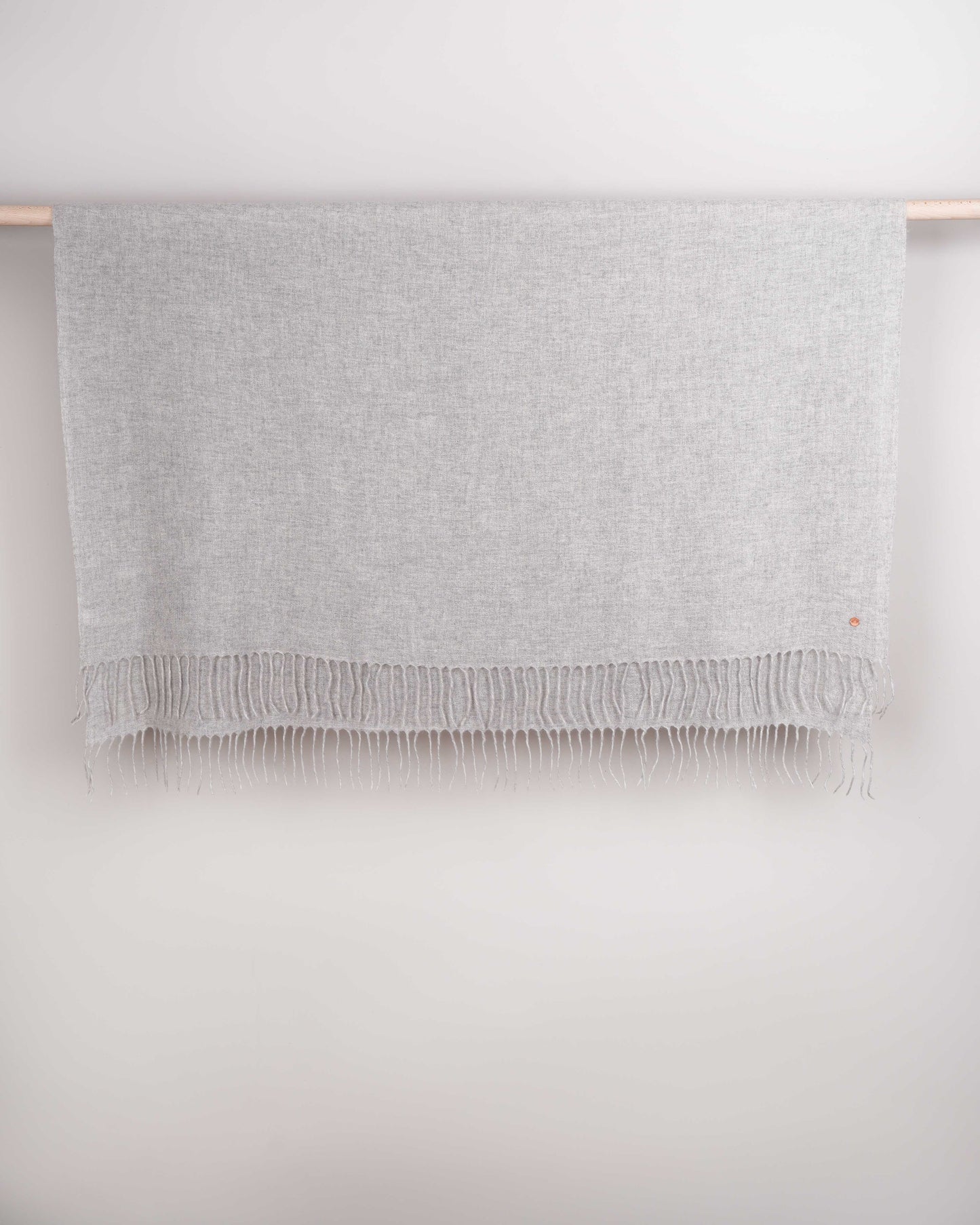 Kaschmirtuch Kunjo light grey melange