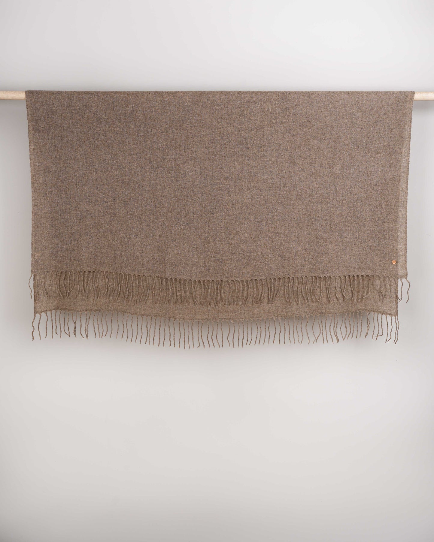 Kaschmirtuch Kunjo natural coffee