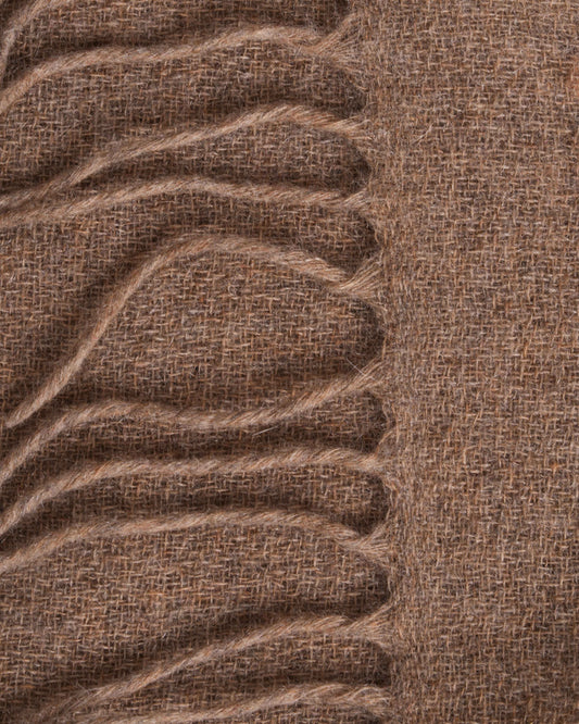 Kaschmirtuch Kunjo natural coffee