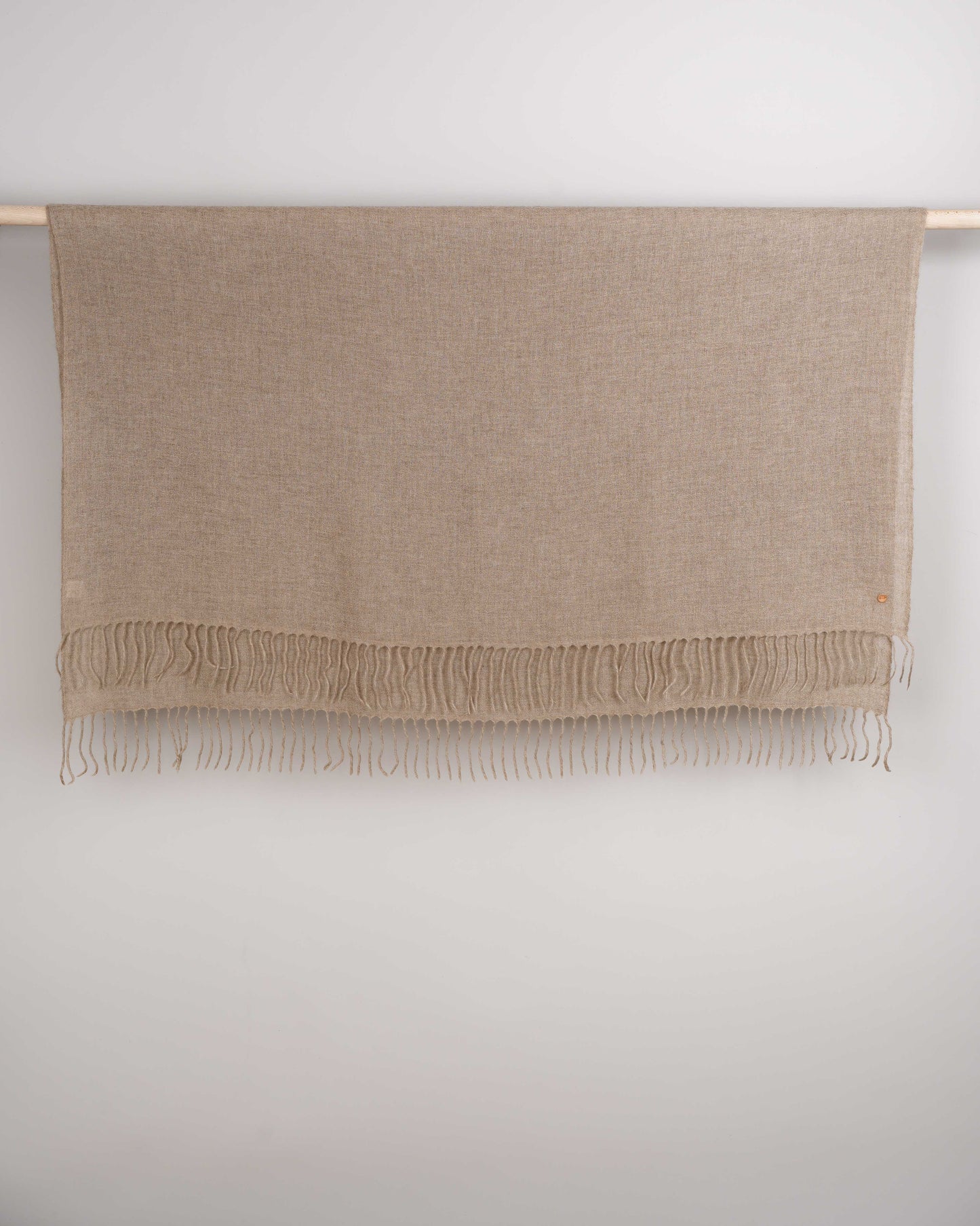 Kaschmirtuch Kunjo natural coffee light