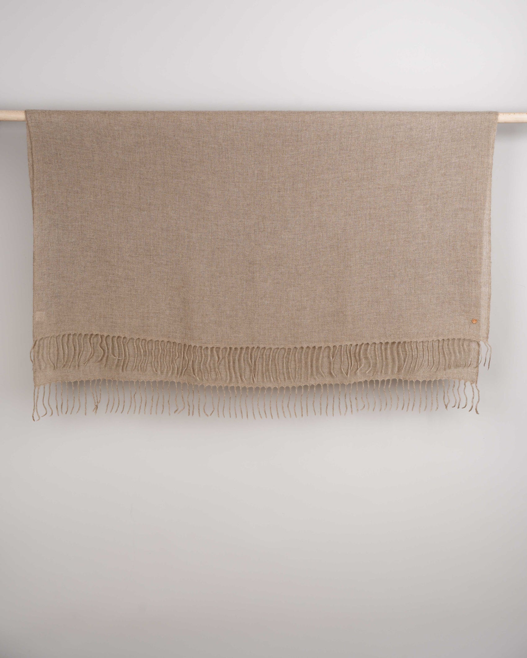 Kaschmirtuch Kunjo natural coffee light