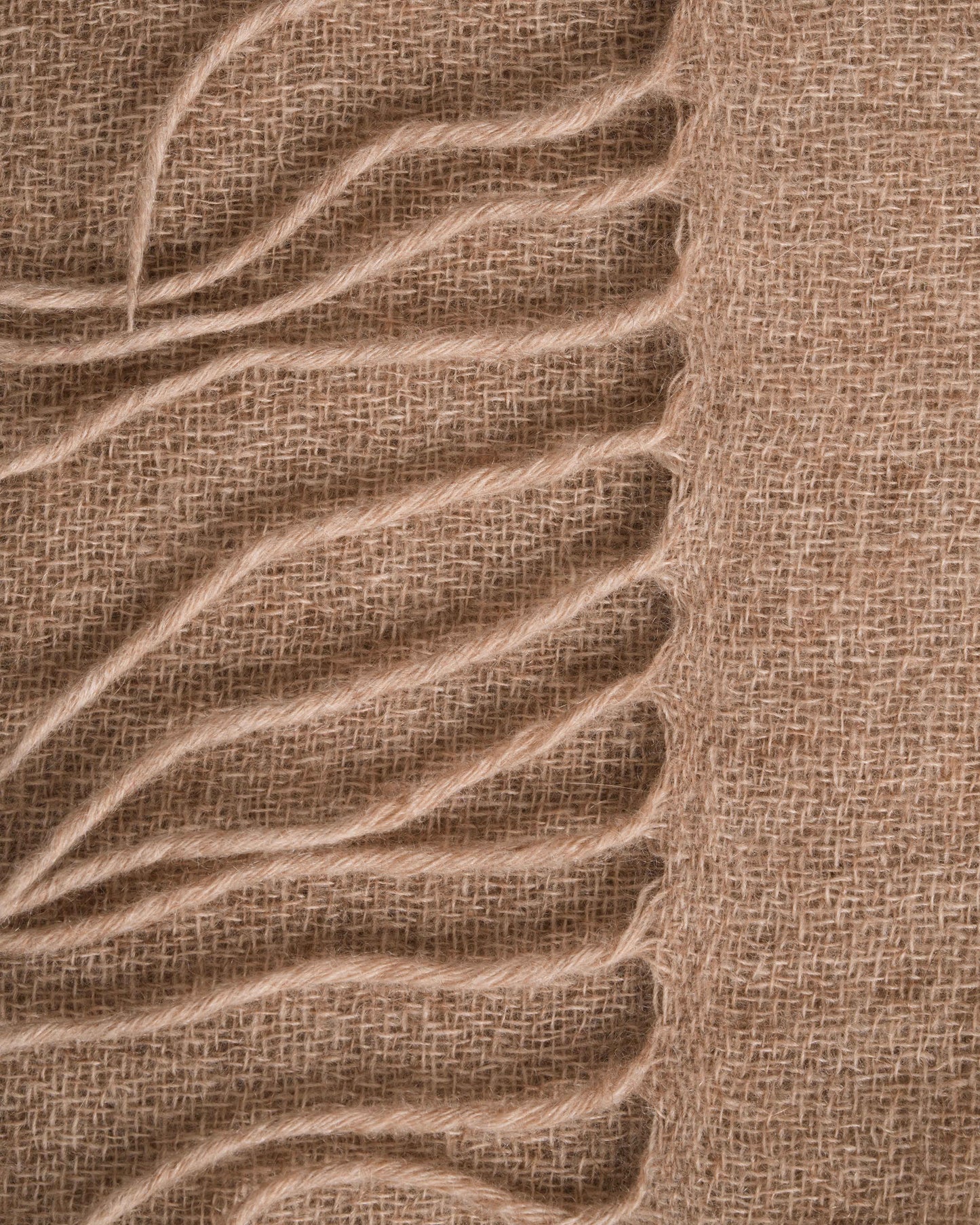 Kaschmirtuch Kunjo natural coffee light