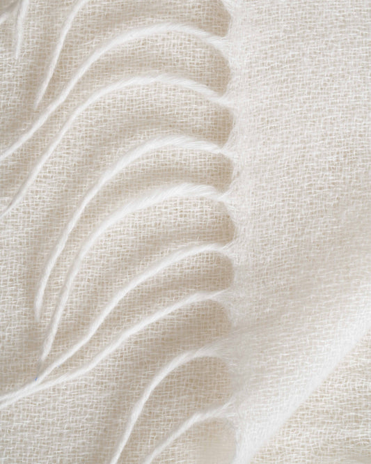 Kaschmirtuch Kunjo wool white