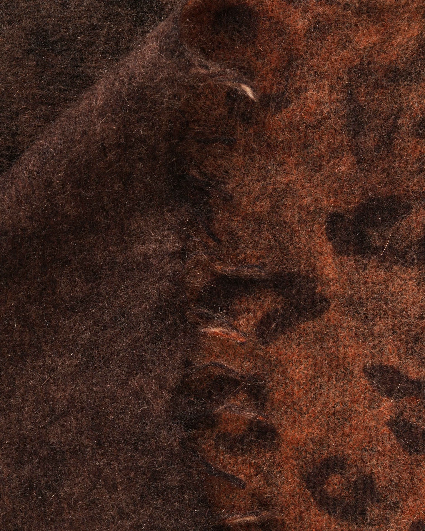Leopard Pashmina chestnut