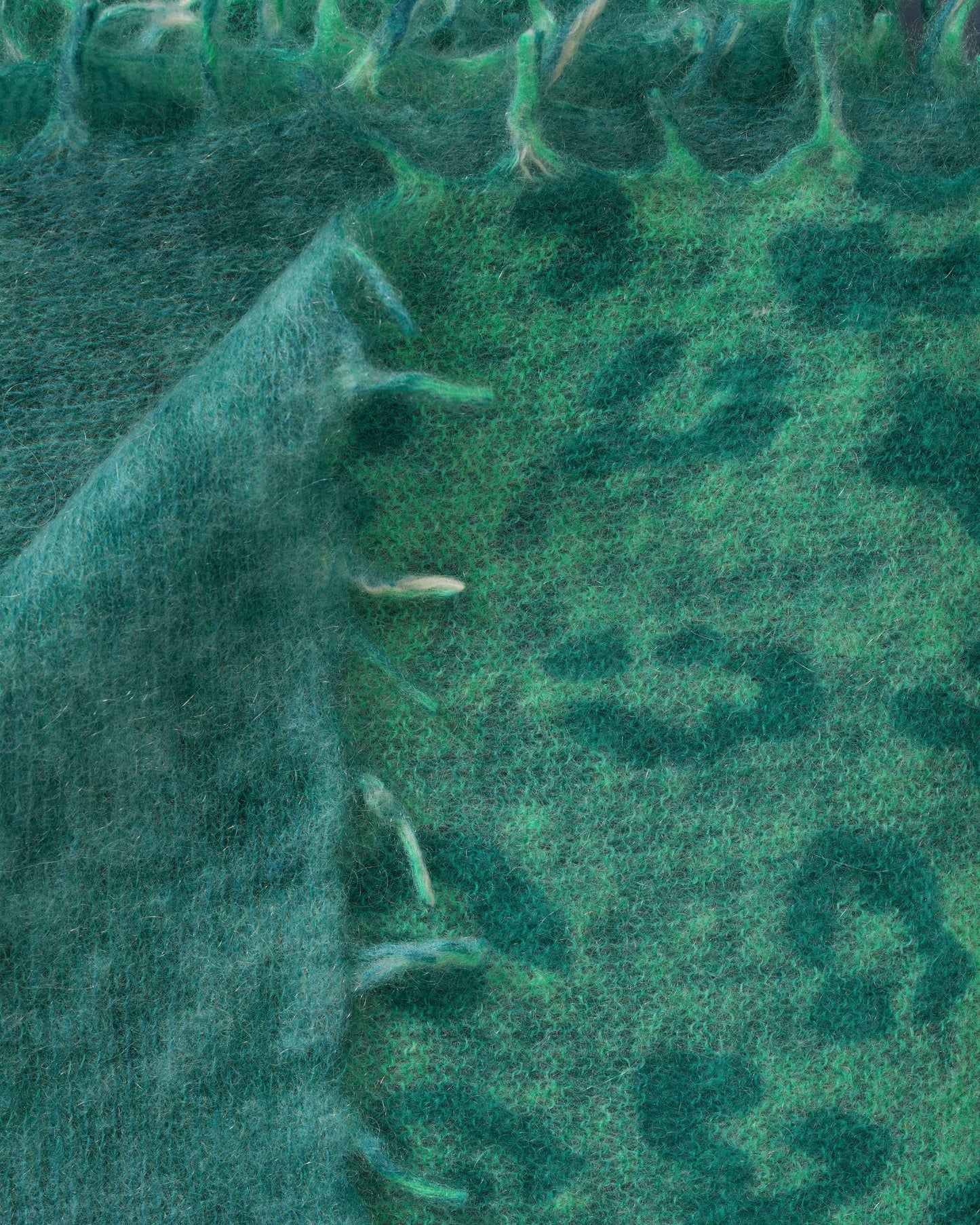 Leopard Pashmina Pool Green