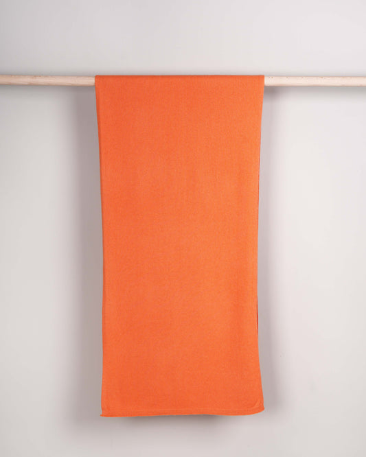 Mori Strickschal Mandarine