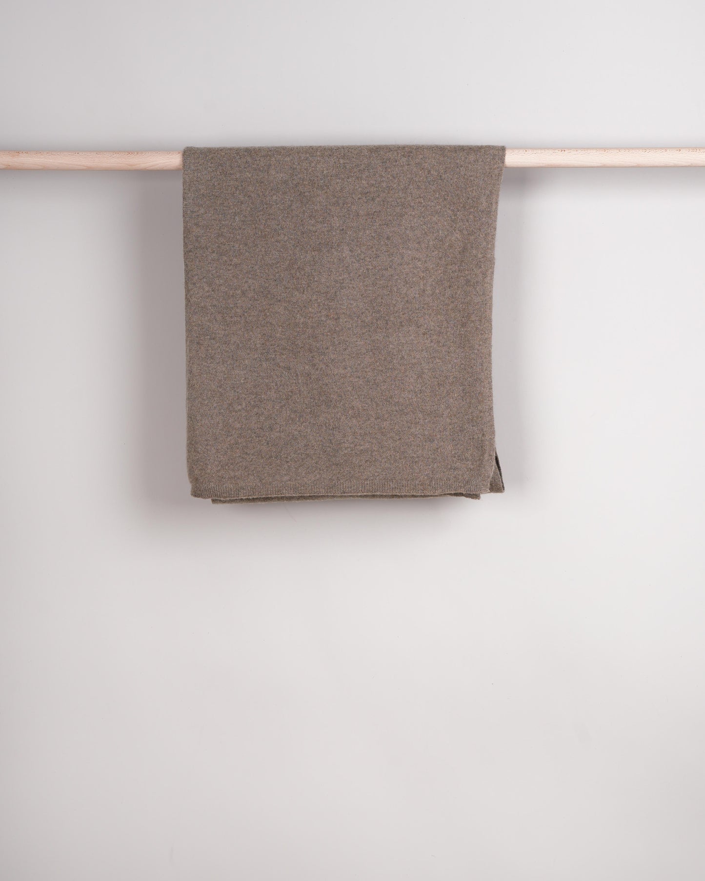 Mori Strickschal Natural Coffee