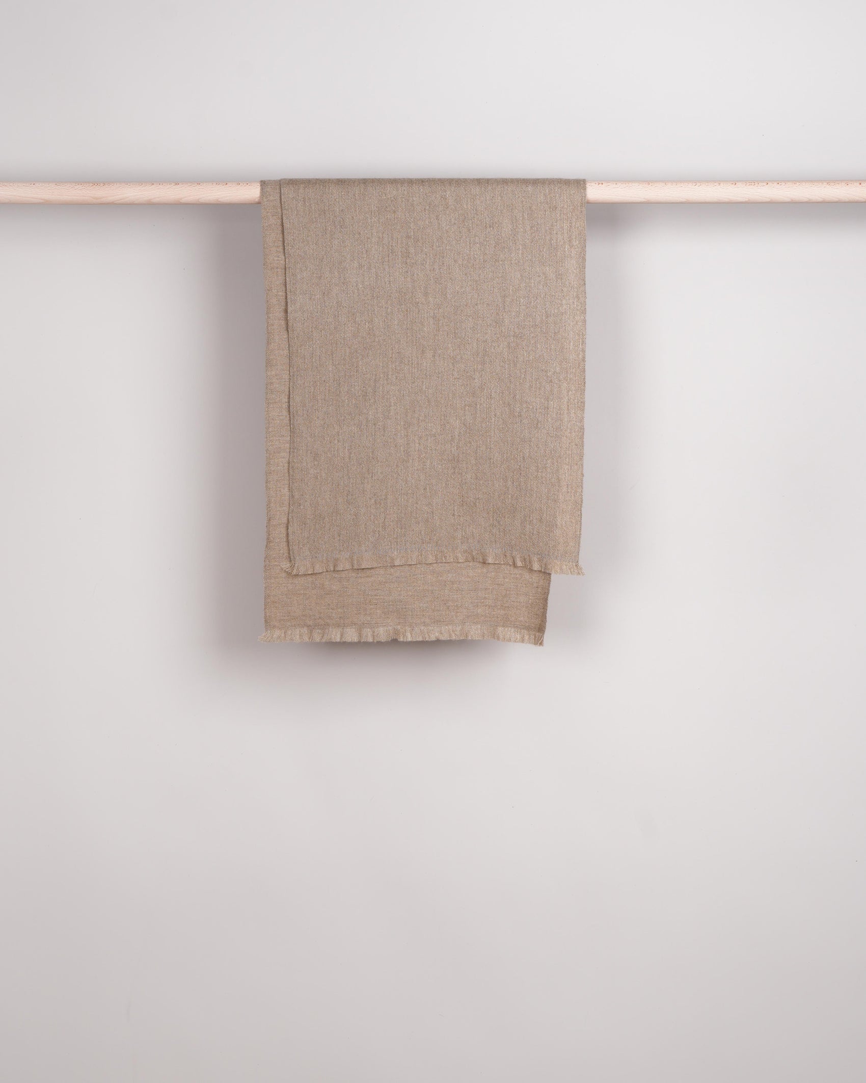 Nara Pashmina natural coffee light