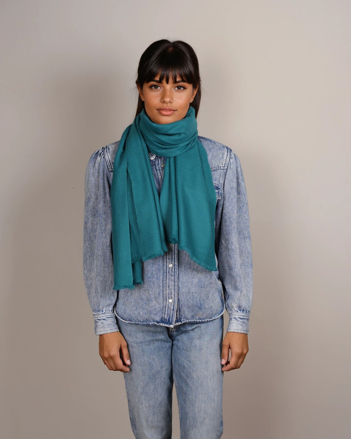 Pashmina 100% Kaschmir Schal celestial