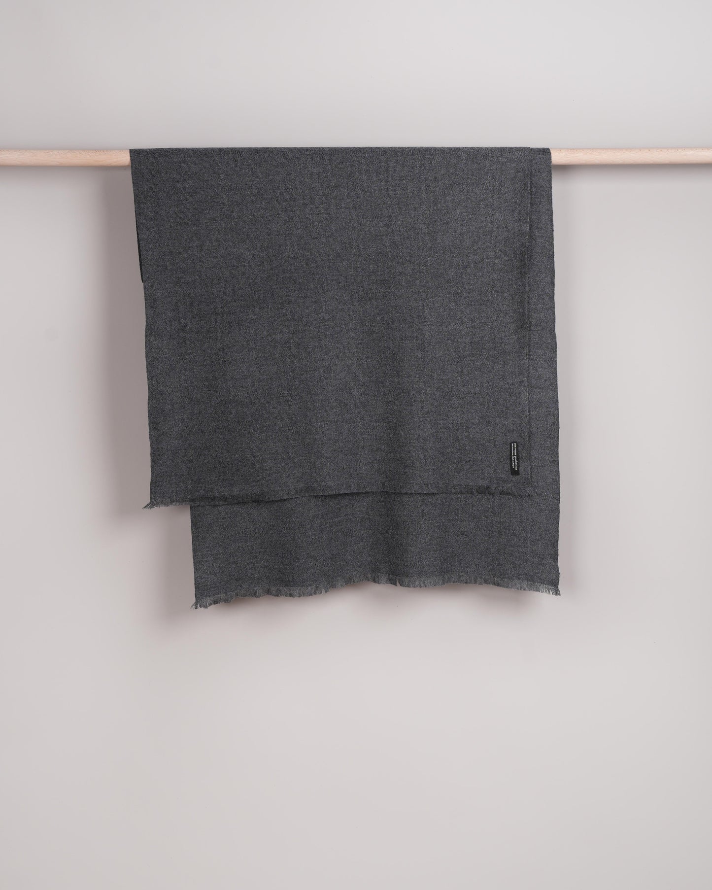 Pashmina 100% Kaschmir Schal charcoal melange