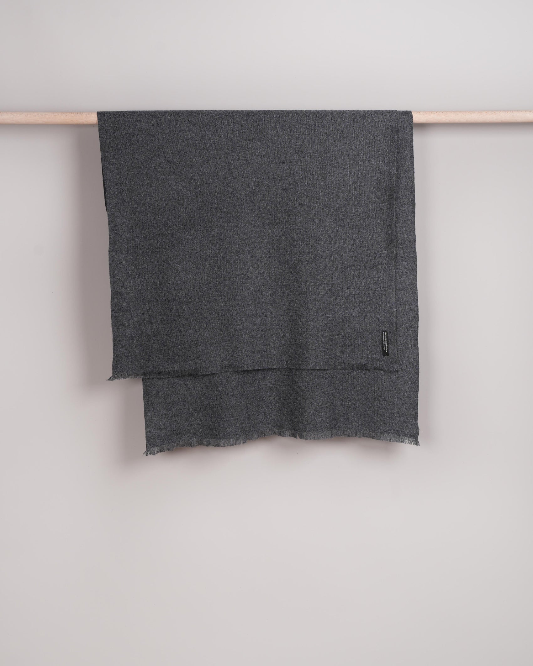 Pashmina 100% Kaschmir Schal charcoal melange