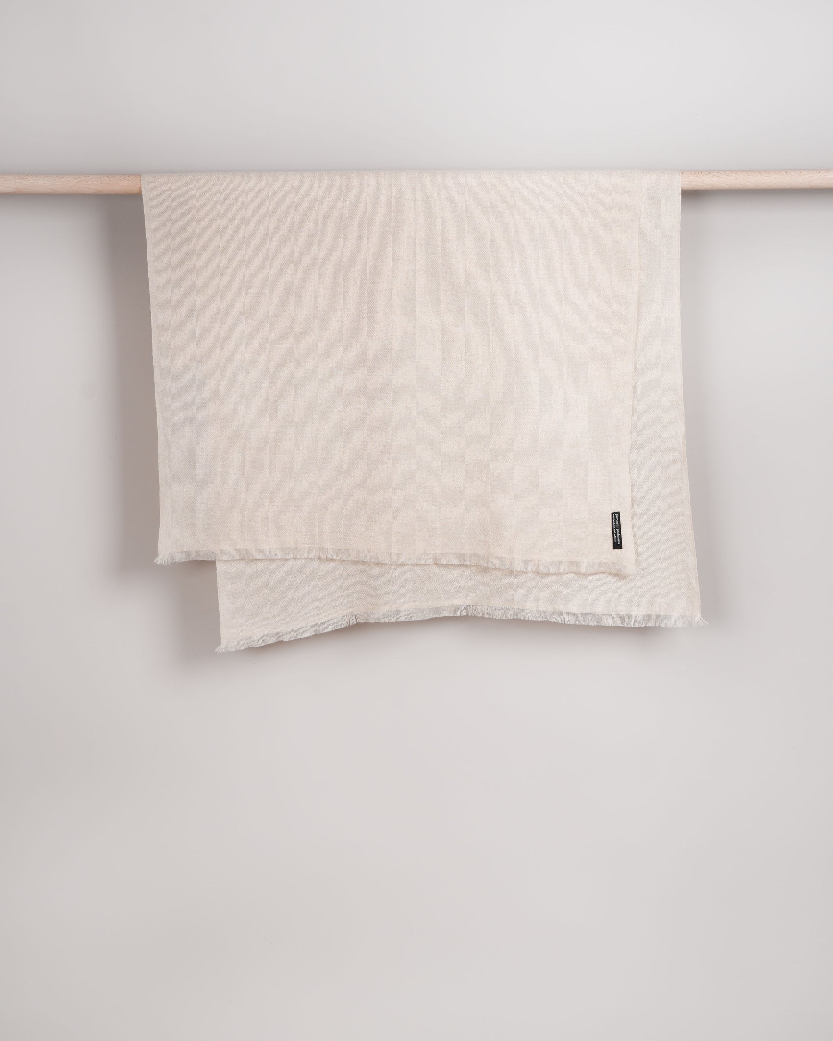 Pashmina 100% Kaschmir Schal natural beige