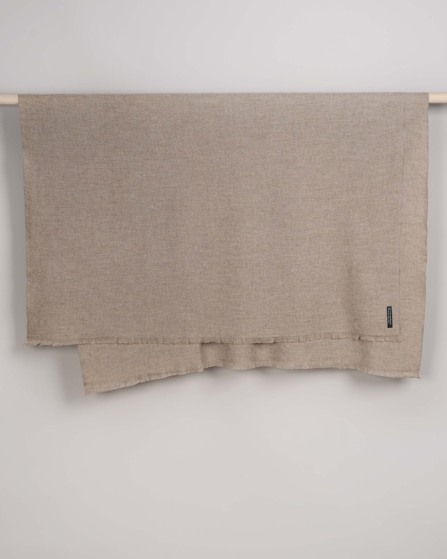 Pashmina 100% Kaschmir Stola  natural coffee light