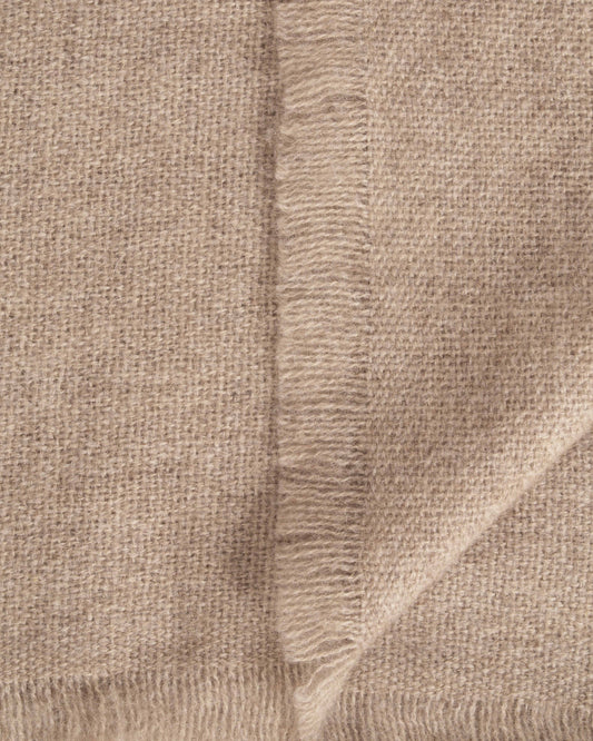Pashmina 100% Kaschmir Stola  natural coffee light