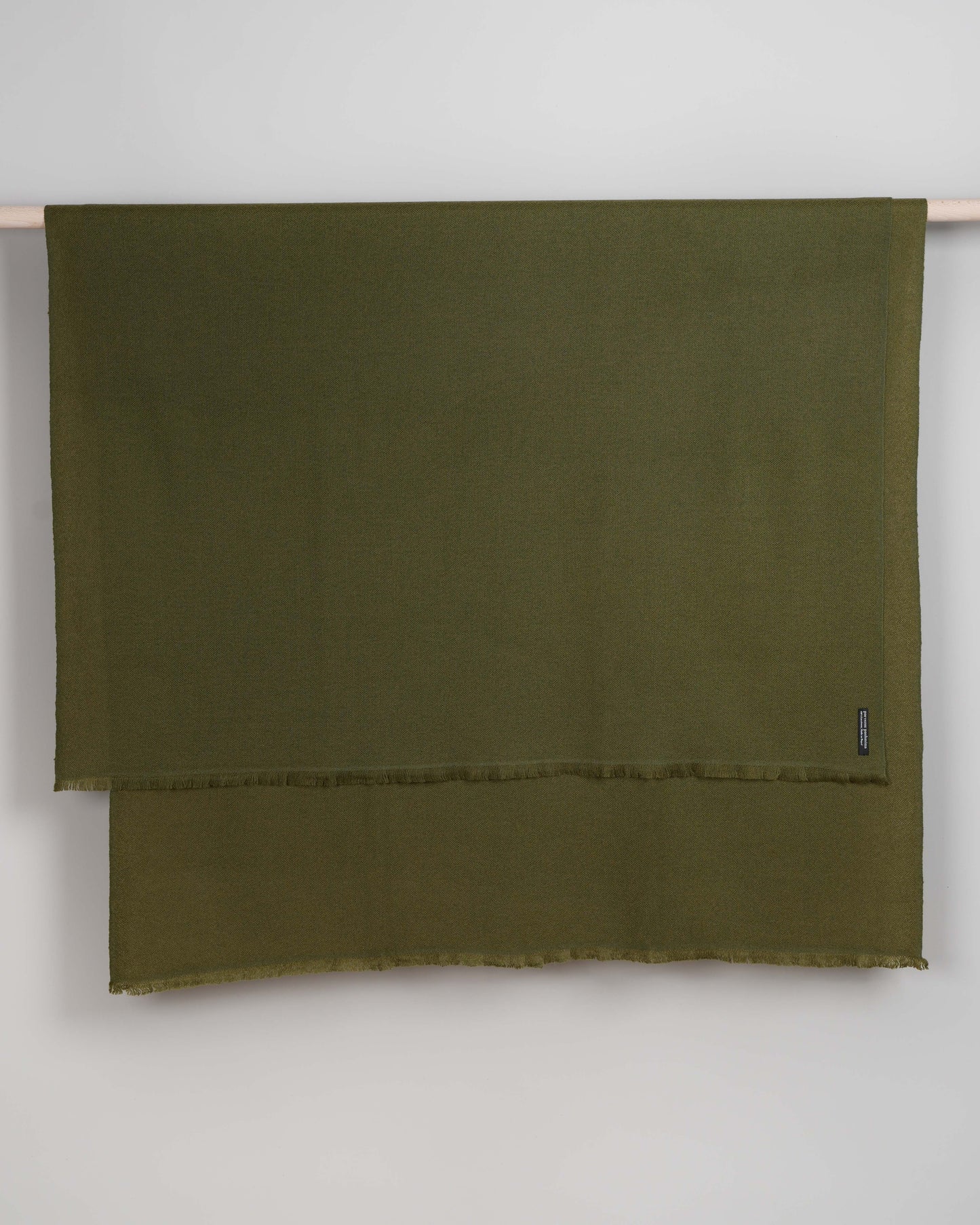 Pashmina 100% Kaschmir Stola olive