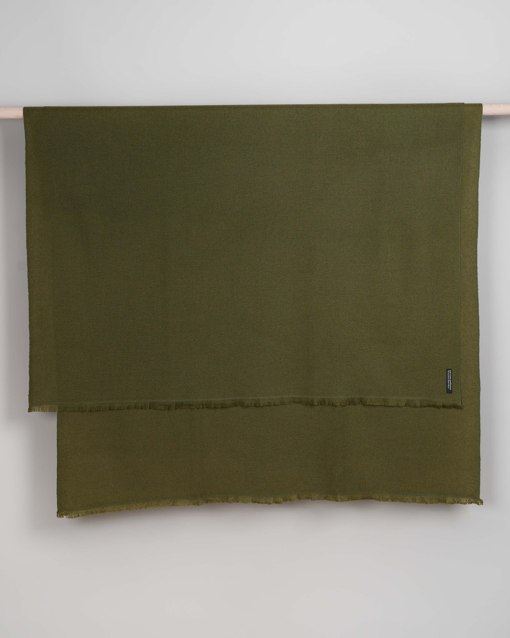 Pashmina 100% Kaschmir Stola olive