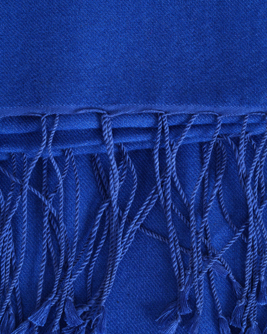 Pashmina 70% Kaschmir Classic royal blue