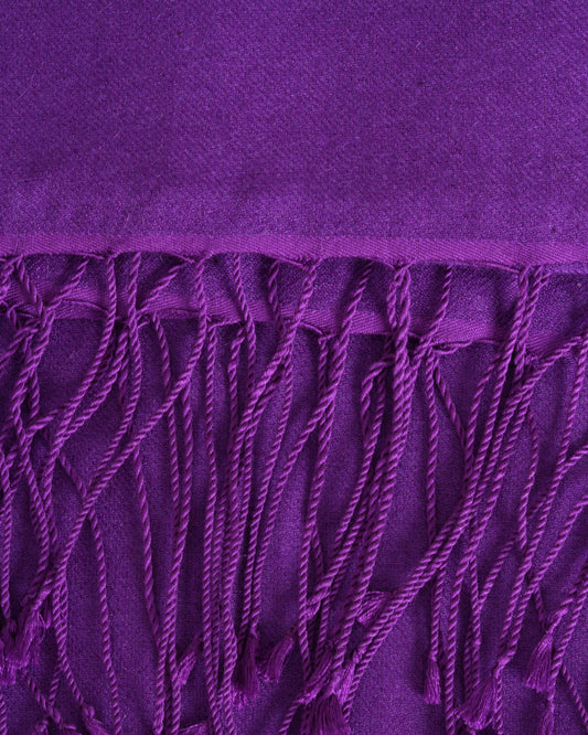 Pashmina 70% Kaschmir Classic vivid viola