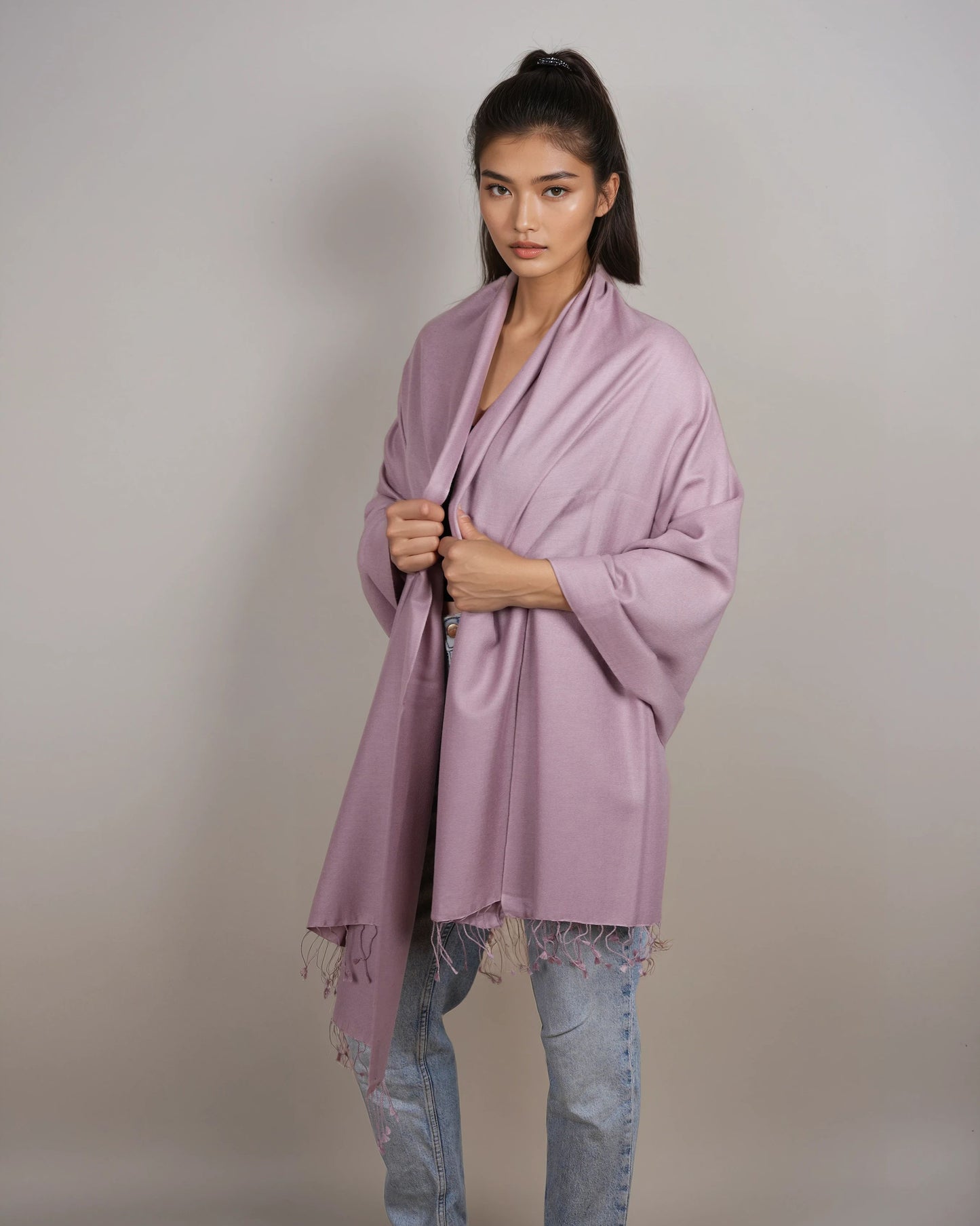 Pashmina 70% Kaschmir Stola keepsake lilac